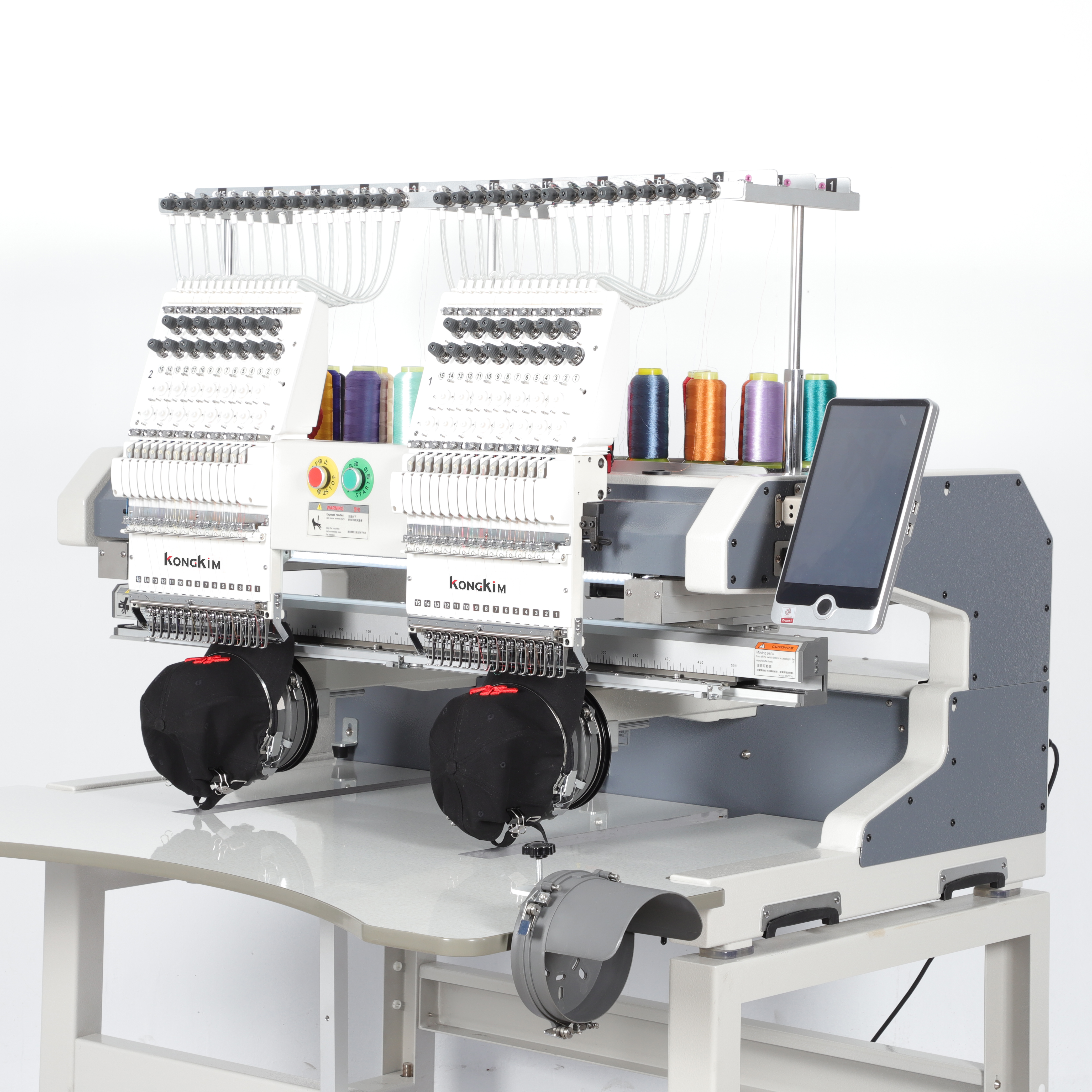 Kongkim 2-Head Embroidery Machine 12/15 needles available