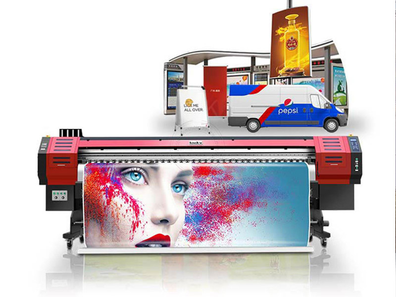 Large Format Vinyl Flex Banner Billboard Double Xp600 I3200 DX5 Printheads 3.2m Eco Solvent Printe