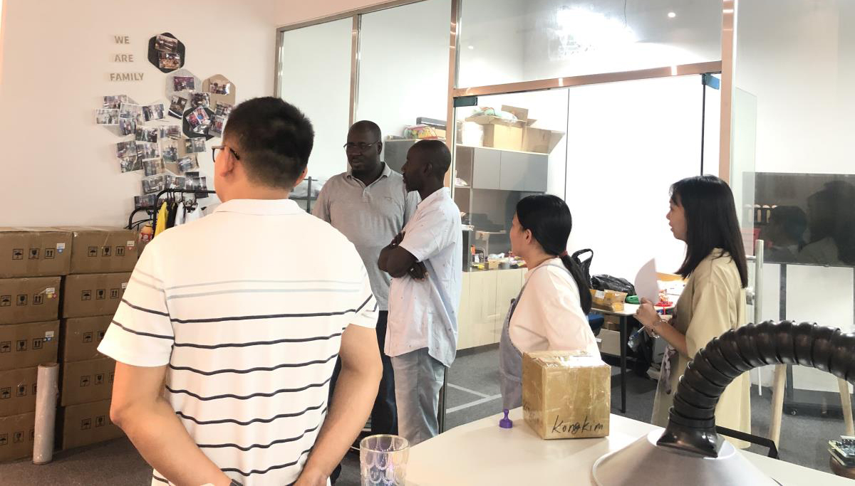 How do our technician guide customer from Senegal African to maintain DTF printer.