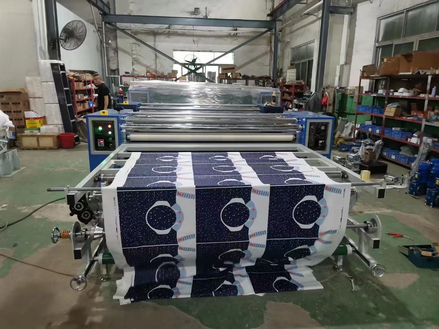 roll to roll fabric printer