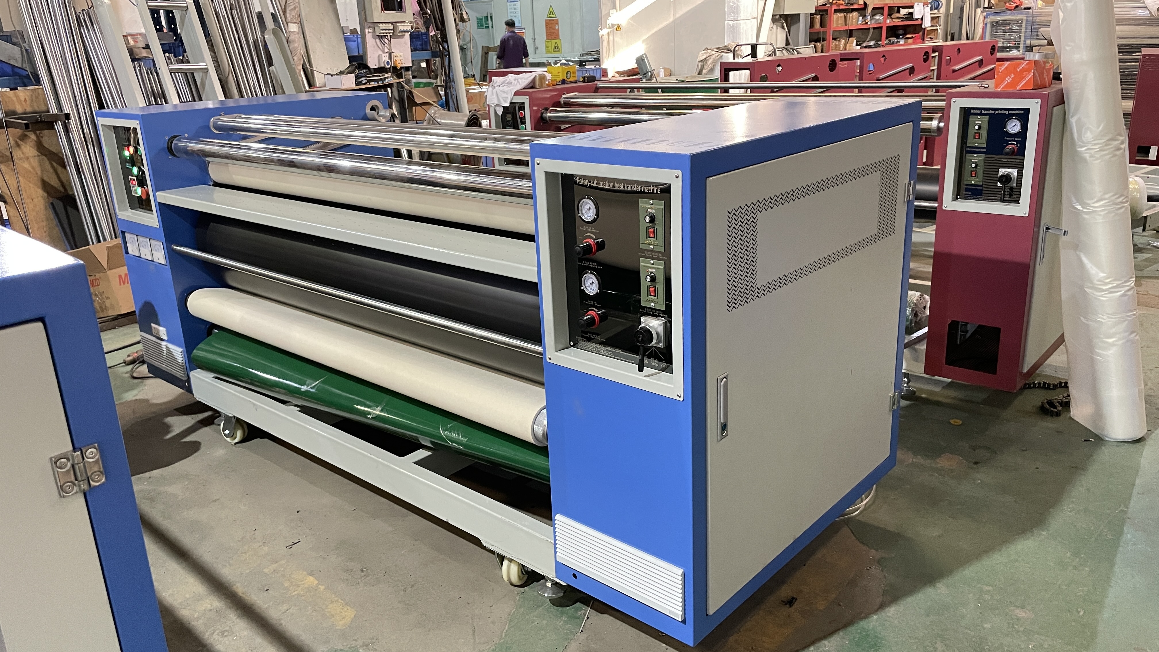 roll to roll fabric printing machine