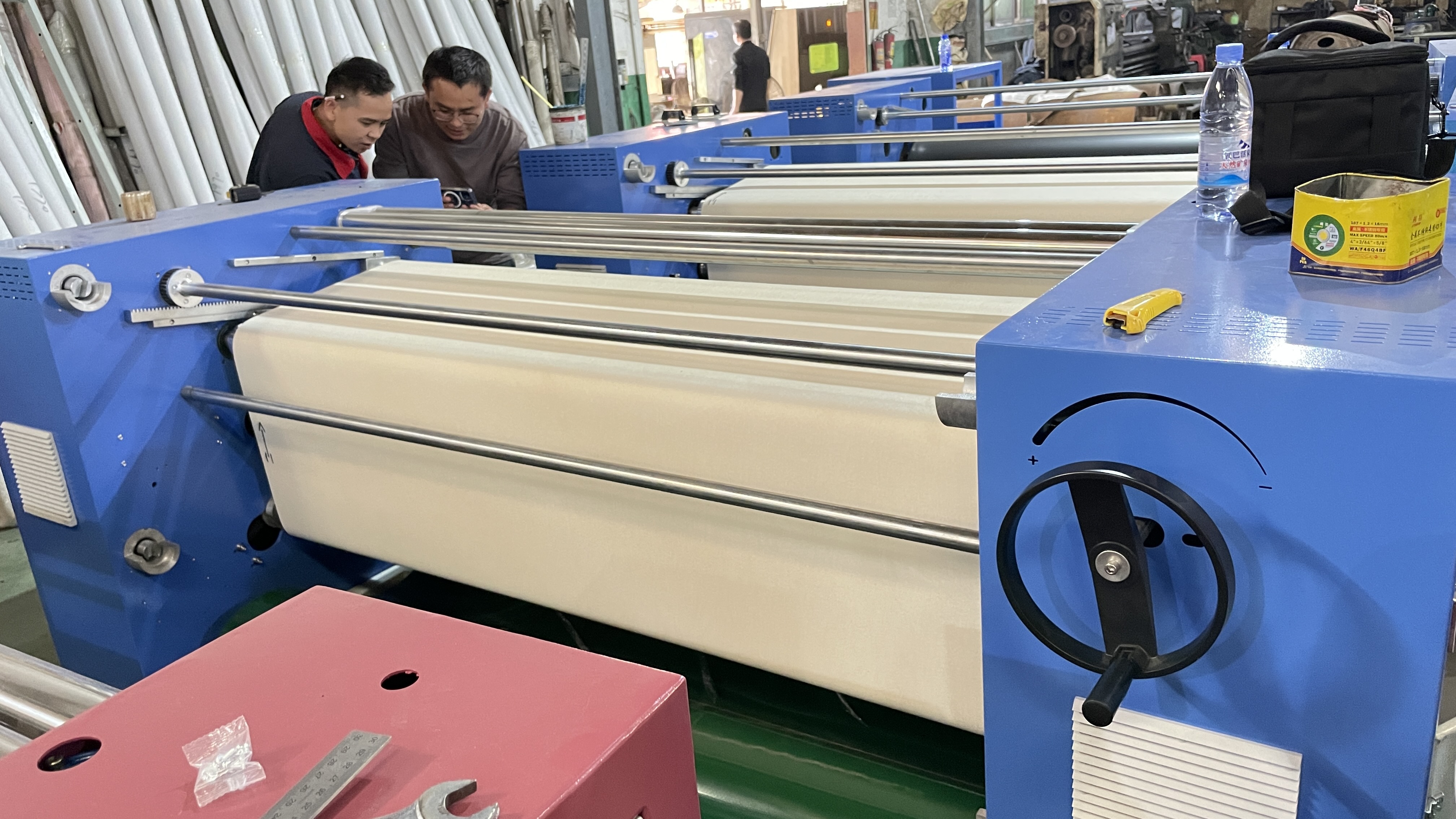 roll to roll heat transfer machine