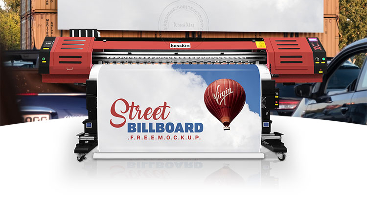 Congolese customers choose our Kongkim Eco Solvent Advertising 1.8m Printer